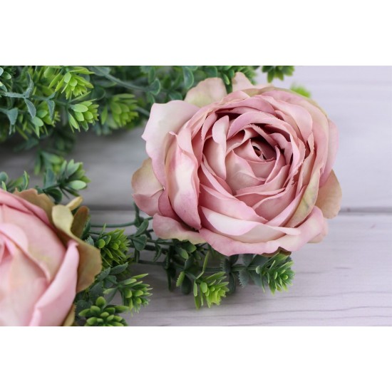 Deluxe English Garden Rose Blush Pink 24 Pieces